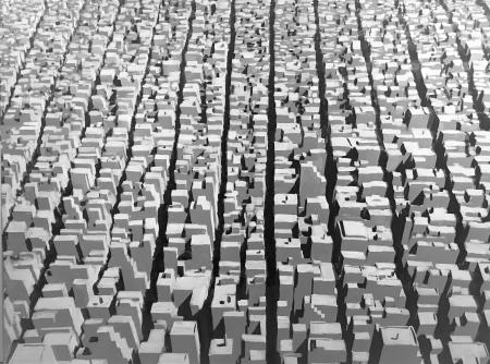 Urban Study IX, acrylic on canvas, 48 x 60"