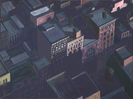 Urban Study XV, acrylic on canvas, 30 x 40"